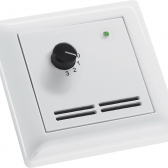 FSTF-xx-D4L Датчик температуры в помещении с элементами управления, в плоской рамке для выключателей, для скрытой установки