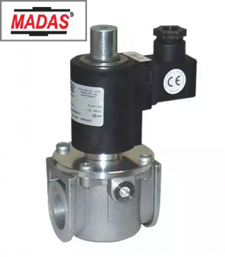 EVA/NA - MADAS Нормально открытый клапан для природного газа электромагнитный двухпозиционный, с автоматическим взводом.
