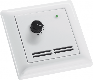 FSTF-xx-D4L Датчик температуры в помещении с элементами управления, в плоской рамке для выключателей, для скрытой установки